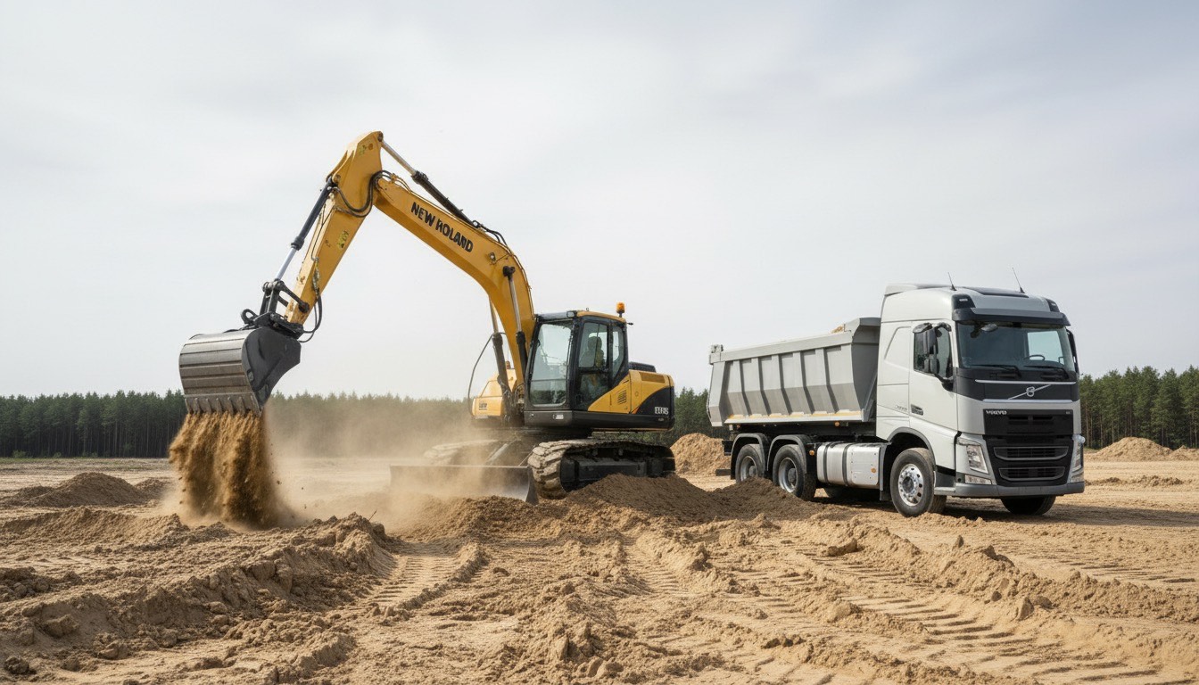 Koparka Rzewnie roboty ziemne